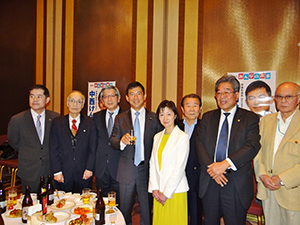 参議院議員中西健治陽春の集いに出席